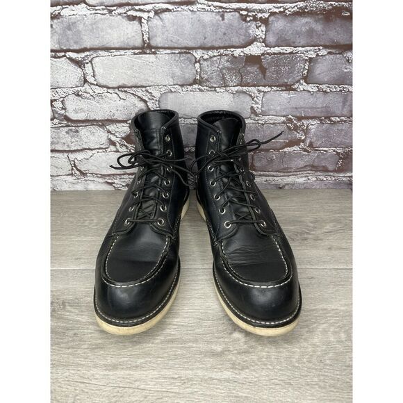 Red Wing Boots 9075 Harley Ninja Genuine Black Leather Lace Up Men’s 11D US/44EU main image 6